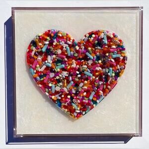 🔥🔥FIRE SALE🔥🔥 ART BY STEPHANIE ROBERTS one of a kind heart pill wall art